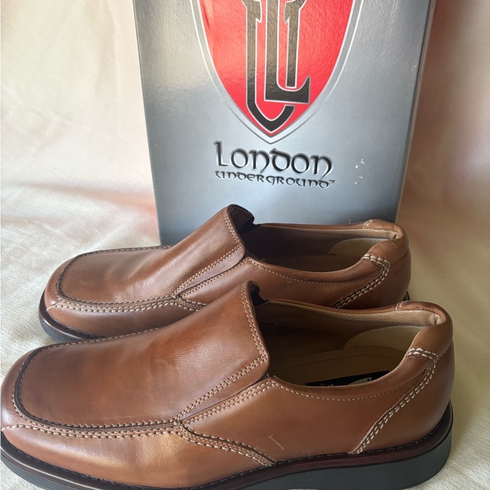 Underground Men's Leather Slip-On Loafers size 10.5